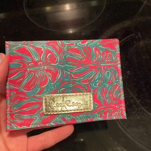 Lilly Pulitzer Travel Mirror with Blotting Papers